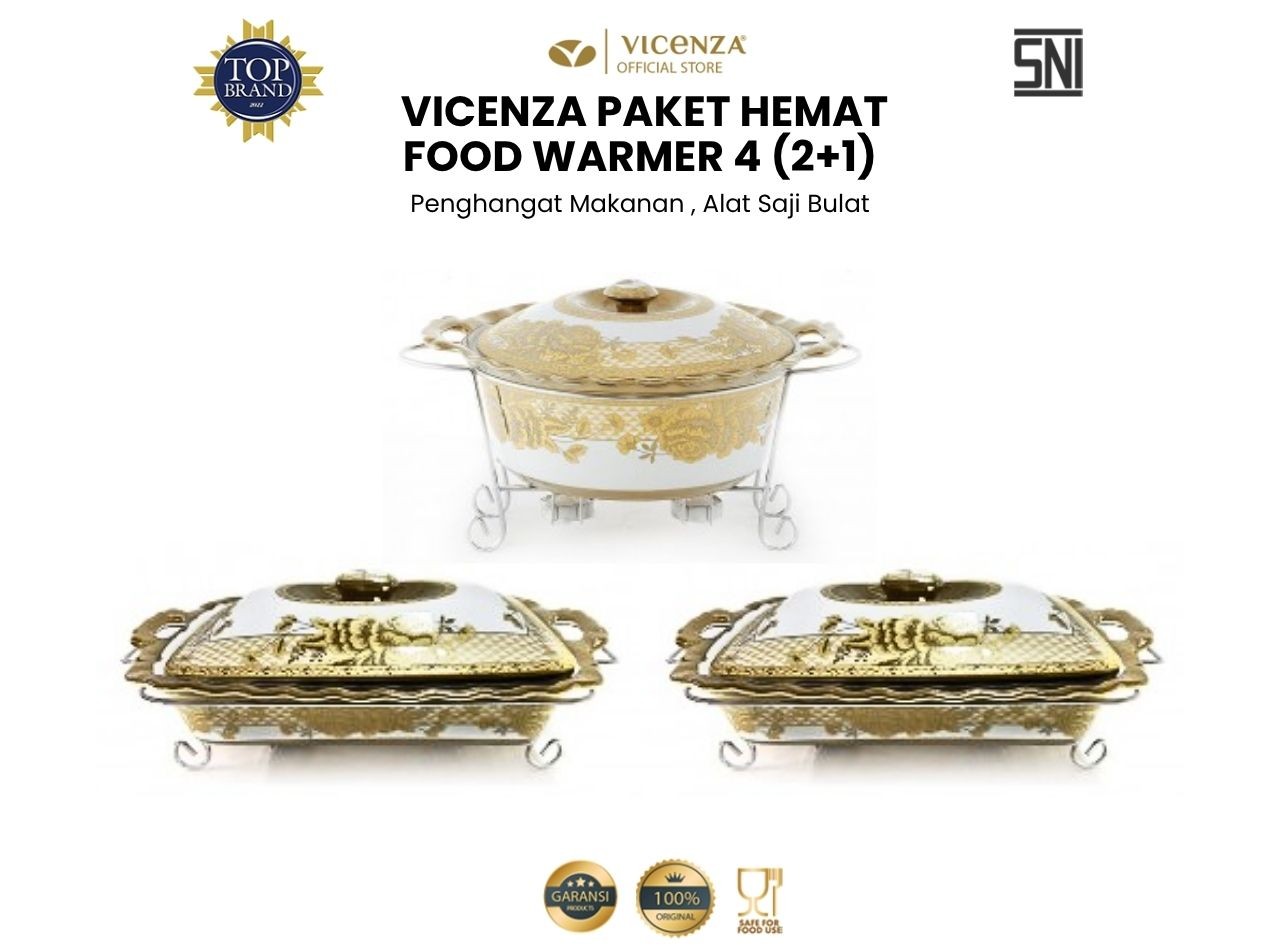 Paket Hemat Food Warmer 4 (2+1) Gemini